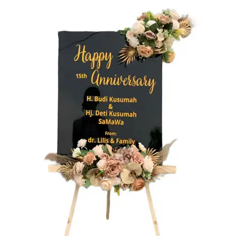 Papan Bunga Akrilik simpenan