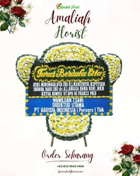 Papan Bunga Duka simpenan
